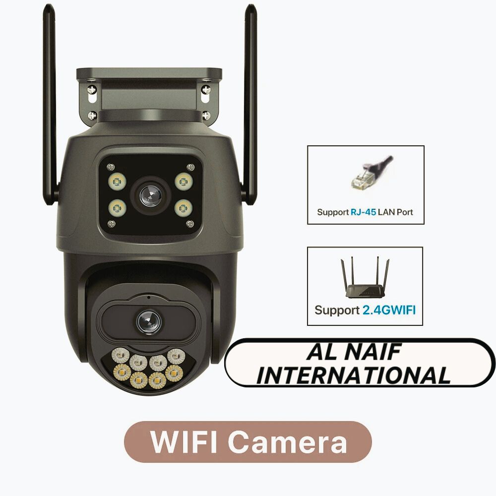 Triple-Lens 4K Security Cam | 4G + WiFi