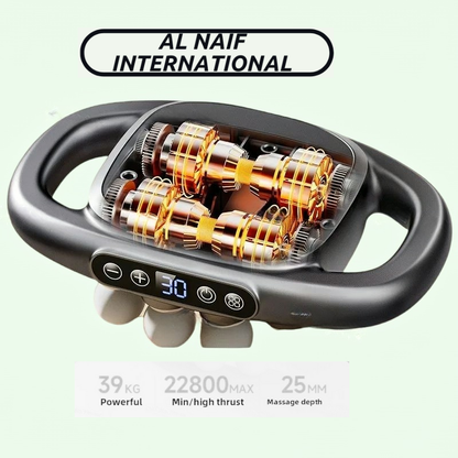 PowerPulse Fascia Massage Gun – Deep Tissue, Multi-Headed