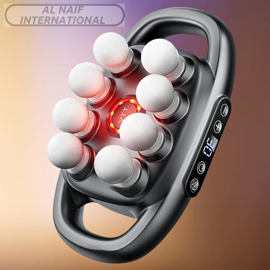 PowerPulse Fascia Massage Gun – Deep Tissue, Multi-Headed