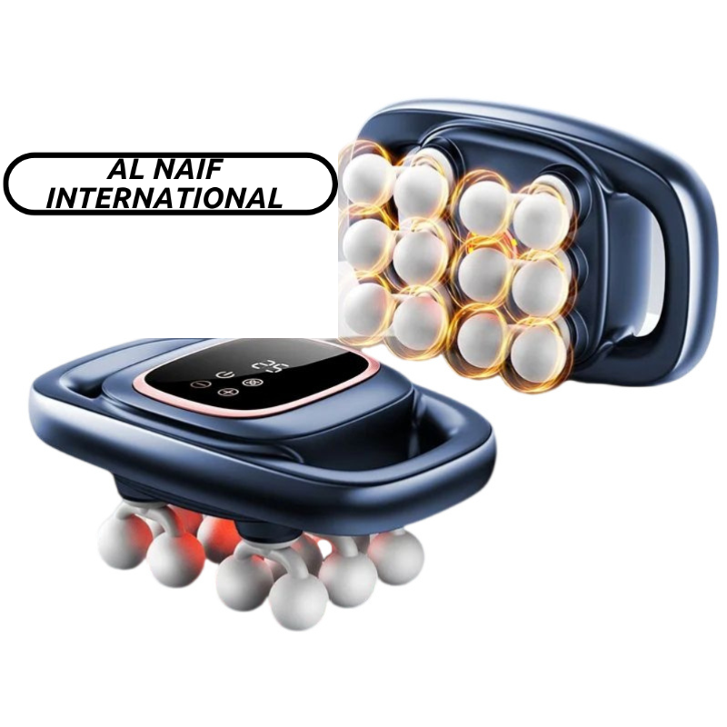 PowerPulse Fascia Massage Gun – Deep Tissue, Multi-Headed