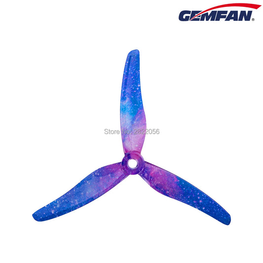 Gemfan 51433 Tri-Blade 5 inch Propeller for FPV Racing Drone (8 pcs)