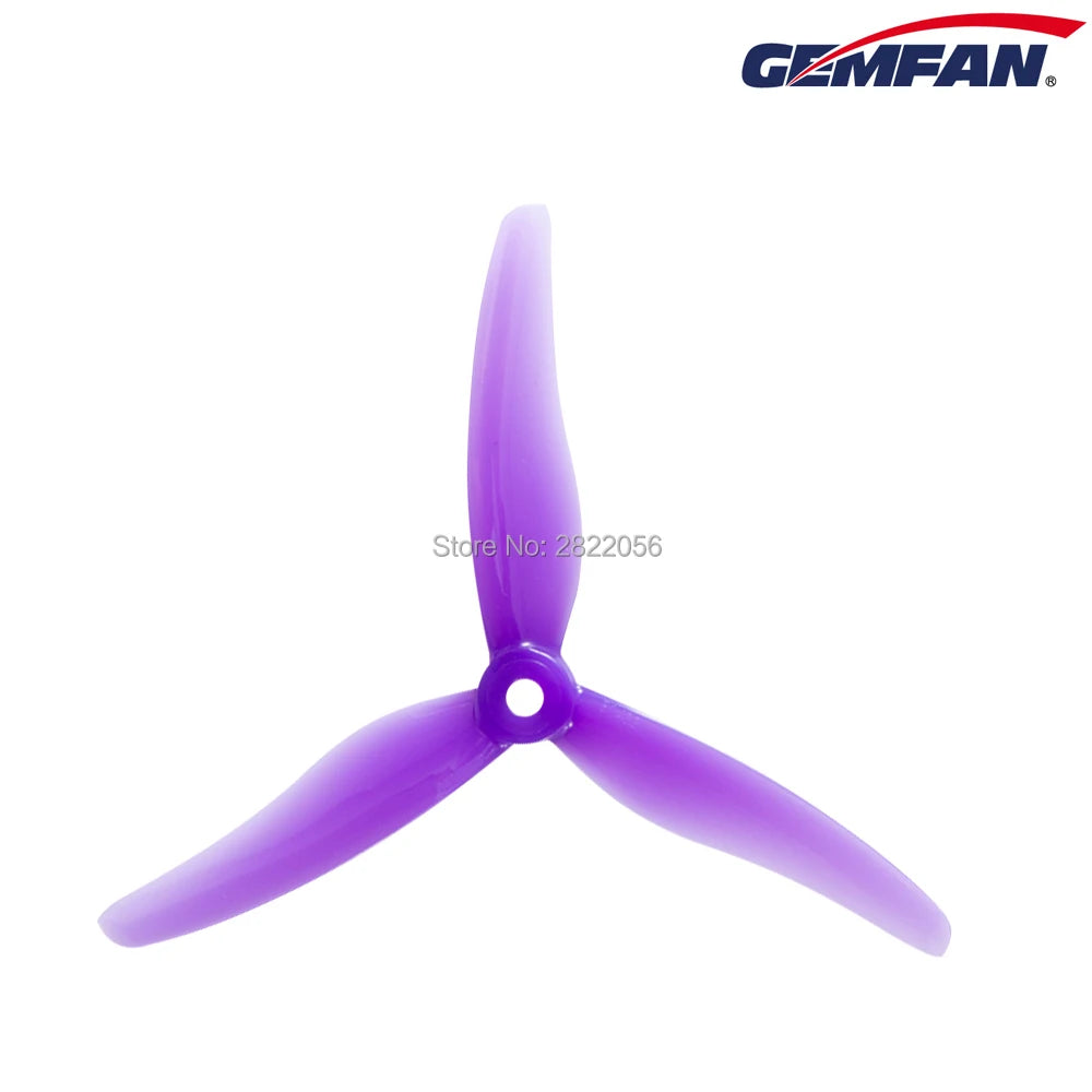 Gemfan 51433 Tri-Blade 5 inch Propeller for FPV Racing Drone (8 pcs)