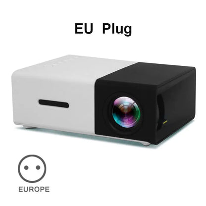 Salange YG300 Mini Projector: 600 Lumens, 320x240P, HDMI/USB.