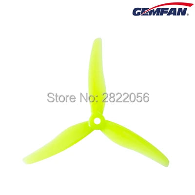 Gemfan 51433 Tri-Blade 5 inch Propeller for FPV Racing Drone (8 pcs)