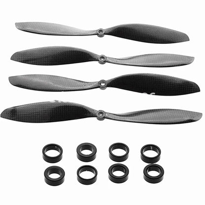 3K Carbon Fiber Propeller 12x3.8 | 10x4.7 for Multicopter (4 pcs)