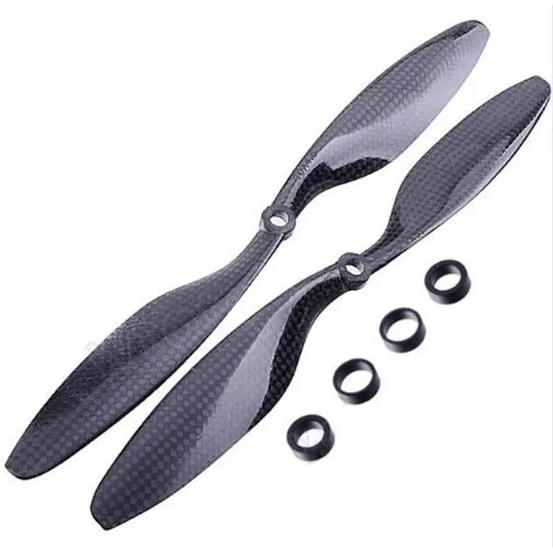 3K Carbon Fiber Propeller 12x3.8 | 10x4.7 for Multicopter (4 pcs)