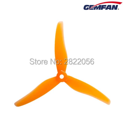 Gemfan 51433 Tri-Blade 5 inch Propeller for FPV Racing Drone (8 pcs)