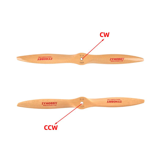 Wood Propeller 20x8 | 22x8 | 22x10 CW for Gas RC Plane