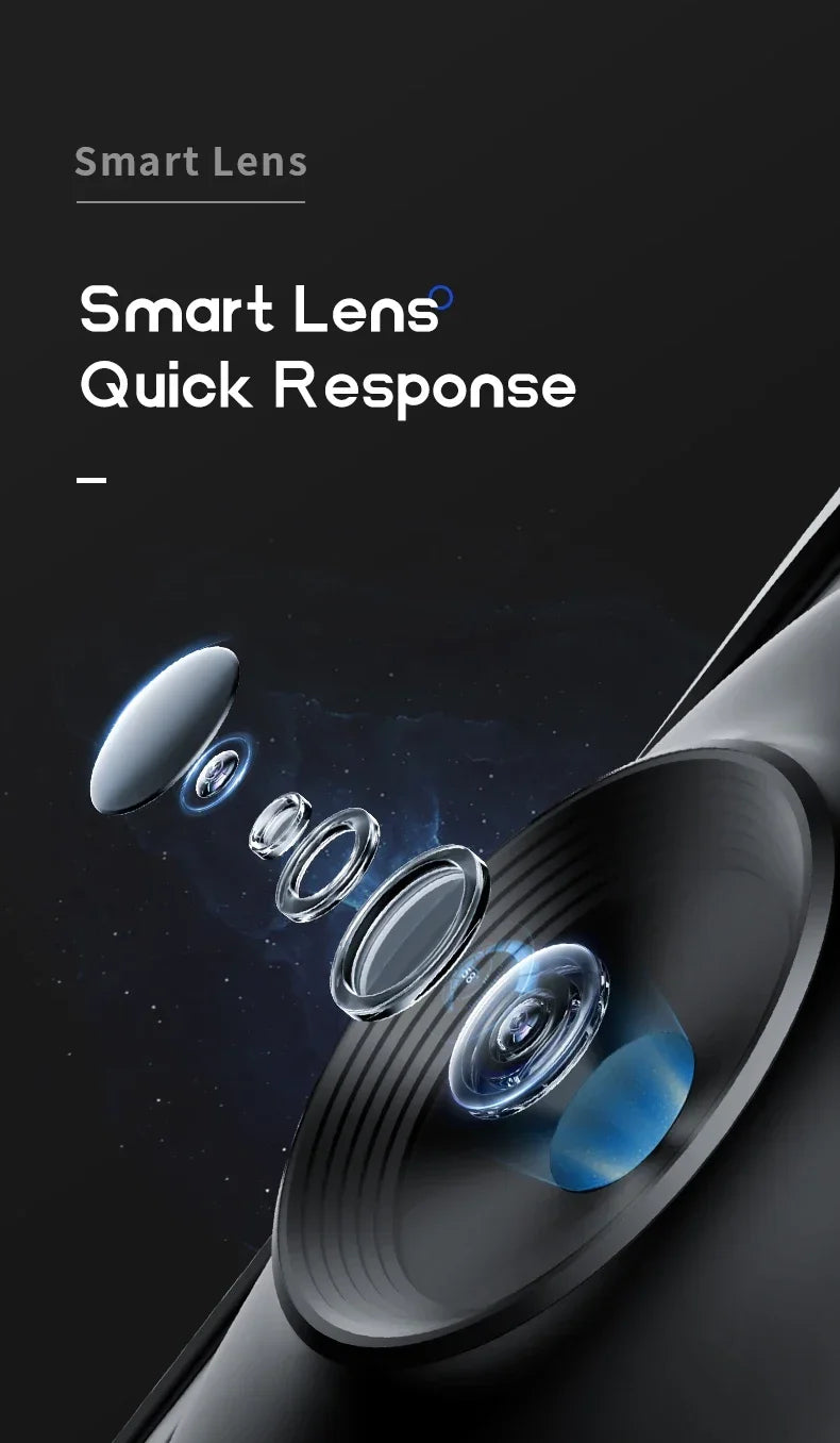 Hands-free phone tripod with auto face & object tracking for pro video & photos.