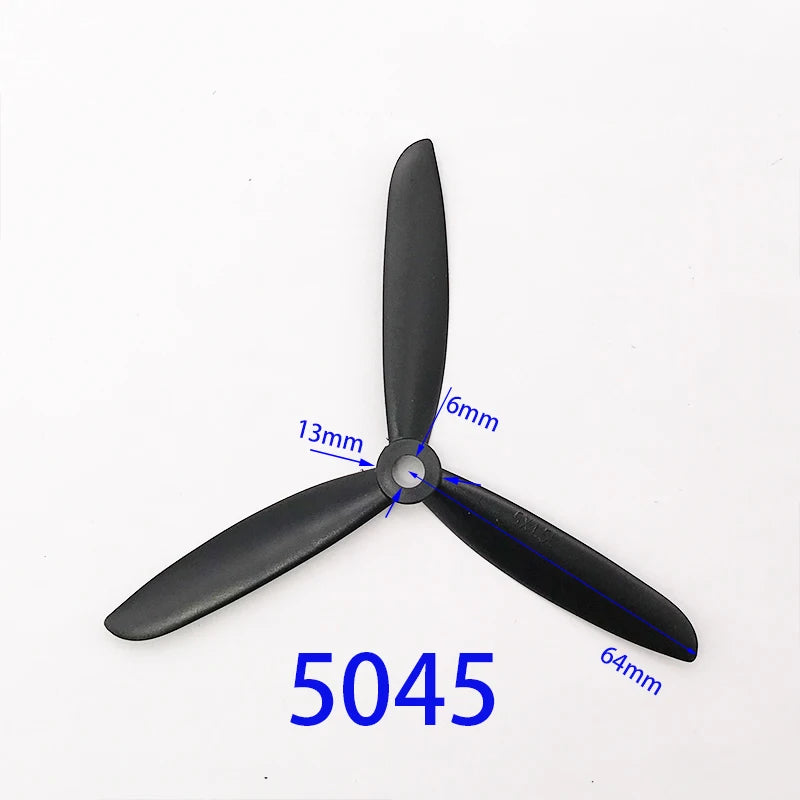 3-Blade Propeller 5045 | 6045 CW/CCW for RC FPV Airplane (1–2 Pairs)