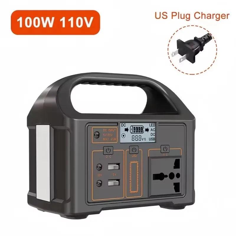 LiFeP04 500W/460Wh Power Station: Ideal for camping, RV, and home use.