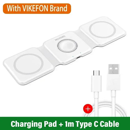 Fast Wireless Charger for iPhone/Apple Watch/AirPods Pro