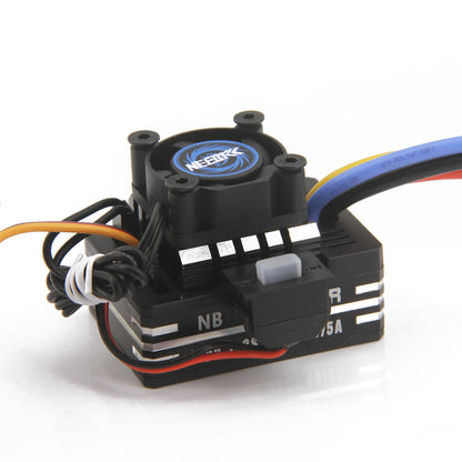 NEEBRC 60A/80A Waterproof ESC with Cooling Fan for RC Car 1/10–1/12