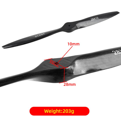 ZYHOBBY Carbon Fiber Propeller 18x8–23x10 for Gas RC Plane
