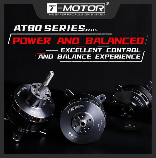 T-Motor AT8020 55CC 180 / 210 KV Brushless Motor for VTOL UAV