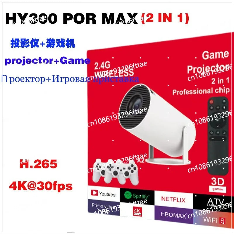 HY300max/P30max/HY350max Android Projector