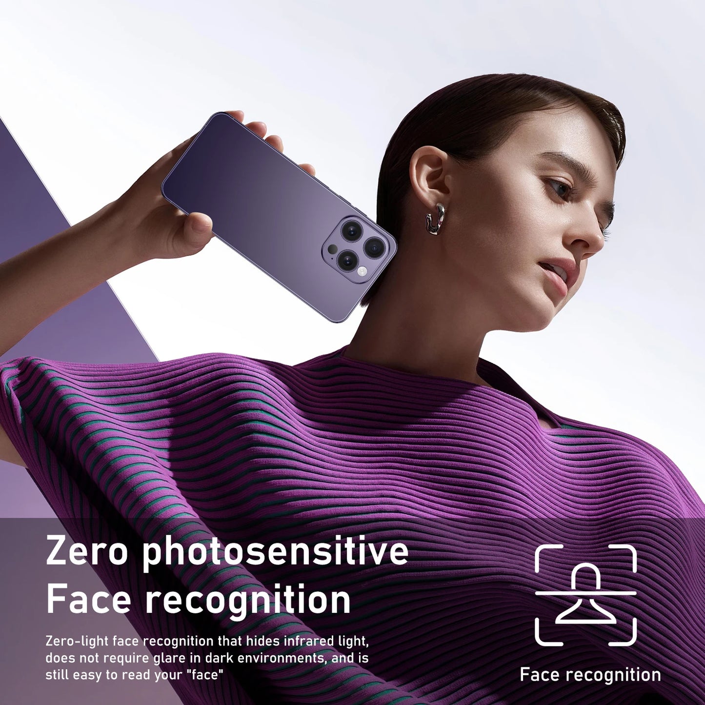 7.3" HD 5G Smartphone, Dual SIM, Android 14, 8000mAh, 10-Core, Unlocked