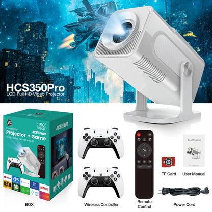 HCS350 Pro: Retro Game Console with Projector - Ideal Gift.