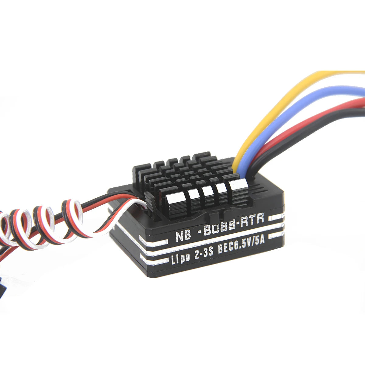 NEEBRC 60A/80A Waterproof ESC with Cooling Fan for RC Car 1/10–1/12