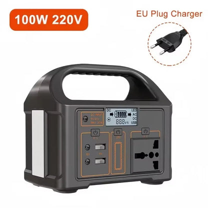 LiFeP04 500W/460Wh Power Station: Ideal for camping, RV, and home use.