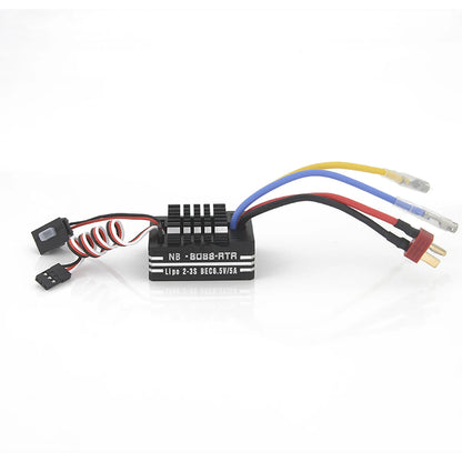 NEEBRC 60A/80A Waterproof ESC with Cooling Fan for RC Car 1/10–1/12