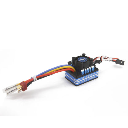 NEEBRC 60A/80A Waterproof ESC with Cooling Fan for RC Car 1/10–1/12