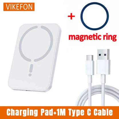 Magnetic Wireless Car Charger - iPhone 15/Samsung S24 & Xiaomi - Air Vent Mount