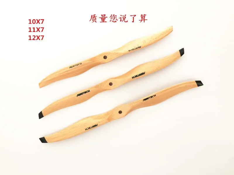Fixed-Wing Ash Wood Propeller Pair 10x7 | 11x7 | 12x7 CW/CCW
