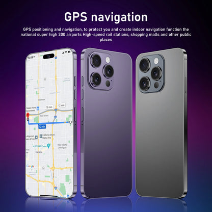 7.3" HD 5G Smartphone, Dual SIM, Android 14, 8000mAh, 10-Core, Unlocked