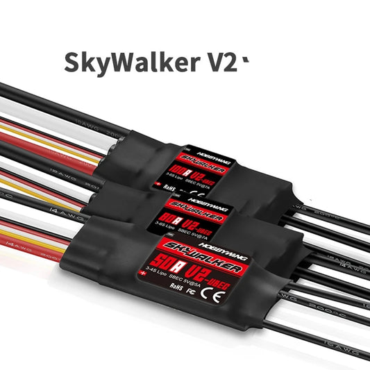 HOBBYWING SkyWalker V2 ESC 40A–100A for RC Model Plane