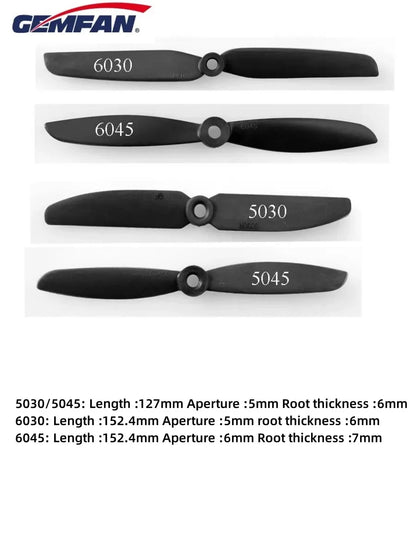 Gemfan Carbon Nylon Enhanced Prop 5030 5045 6030 6045 for Quadcopters