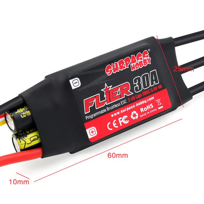 Surpass Hobby Flier ESC 20A–100A for RC Airplane or Helicopter