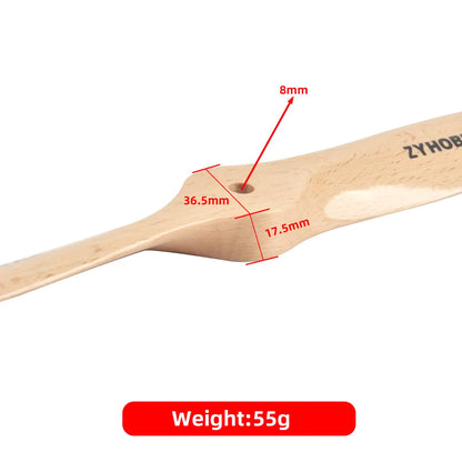 PZY Wood Propeller 16x8 | 17x8 for Gasoline RC Airplane