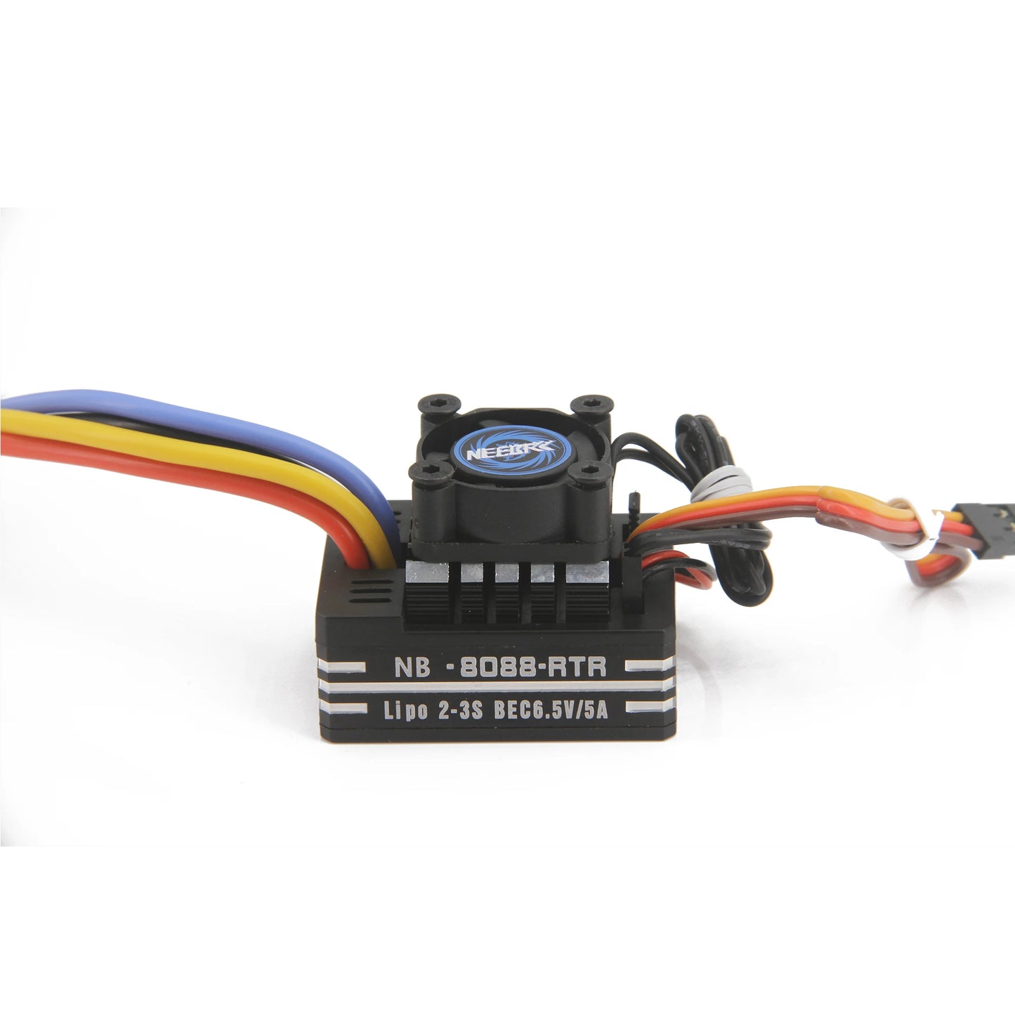 NEEBRC 60A/80A Waterproof ESC with Cooling Fan for RC Car 1/10–1/12