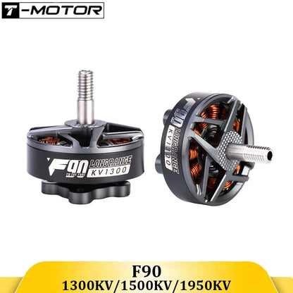 T-Motor F90 2806.5 Brushless Motor 1300–1950 KV Titanium Shaft for 5–7″ Cinematic FPV Drones