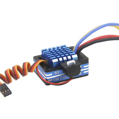 NEEBRC 60A/80A Waterproof ESC with Cooling Fan for RC Car 1/10–1/12