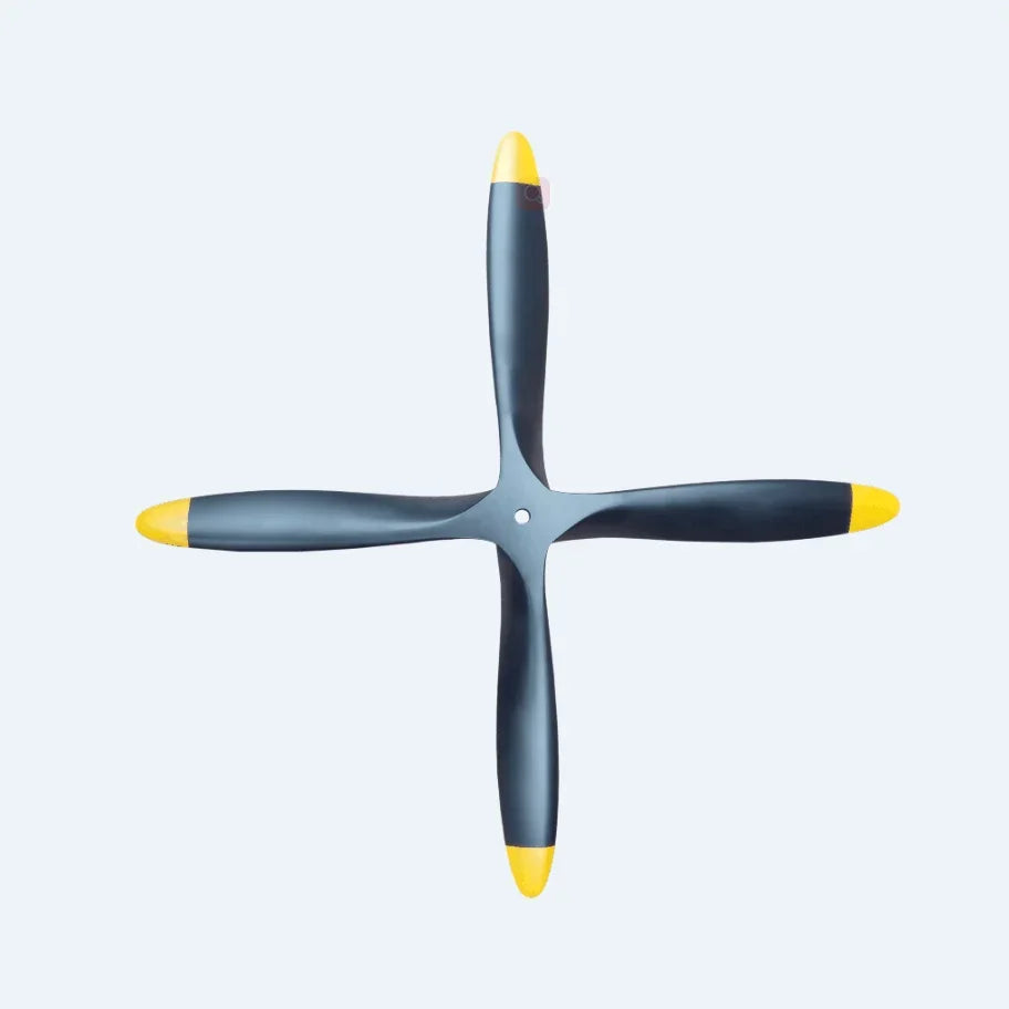 4-Blade Beech Wood Prop 13x8–22x10 CW for RC Aircraft