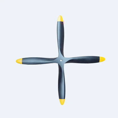 4-Blade Beech Wood Prop 13x8–22x10 CW for RC Aircraft