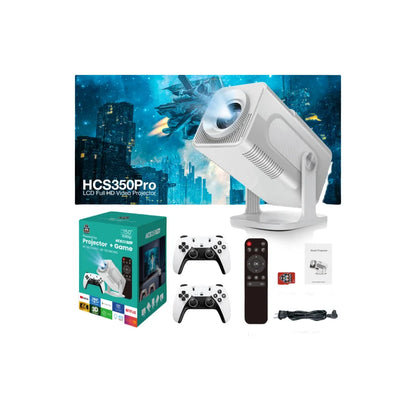 HCS350 Pro: Retro Game Console with Projector - Ideal Gift.