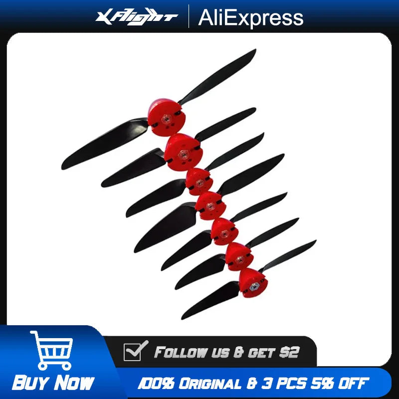 Folding Propeller Set for RC Plane/Glider – 6x4 | 7.5x4 | 8x4.5 | 8x6 | 11x6 + Spinner