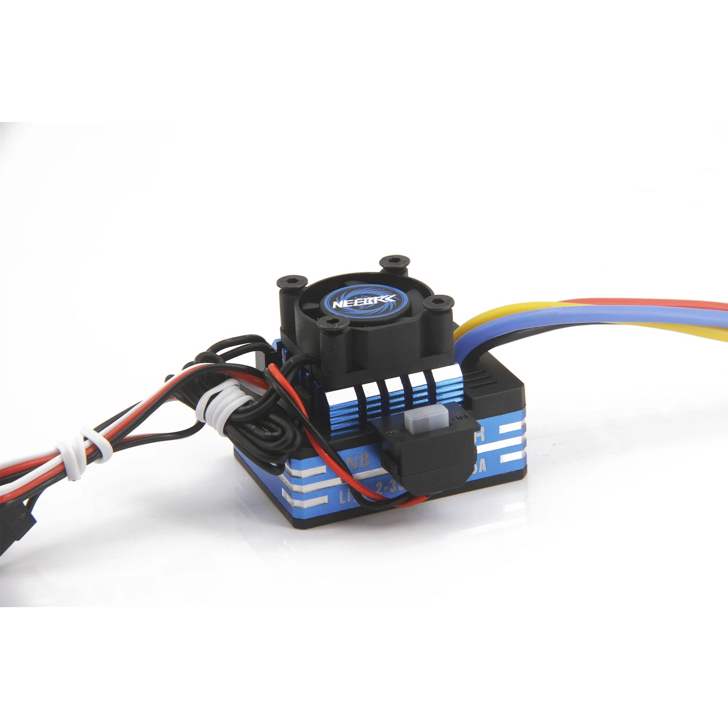 NEEBRC 60A/80A Waterproof ESC with Cooling Fan for RC Car 1/10–1/12